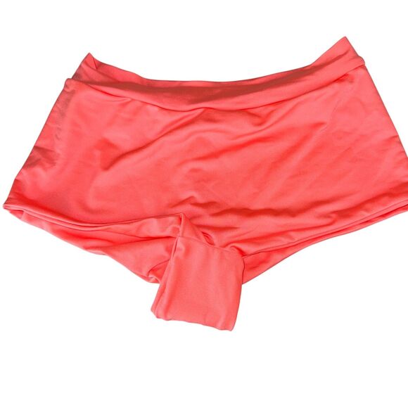 BuffBunny Collection Bikini Short Bottom Size S Small New Orange Beach Classic - Picture 1 of 3